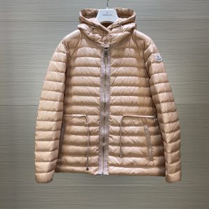 replica MONCLER Raie Slim fit Short Down Jacket for Women Pink