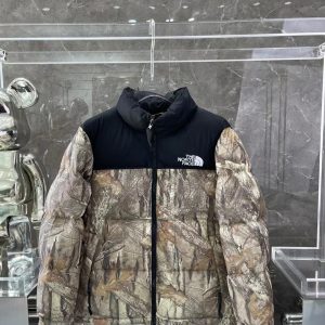 The North Face Down Jacket, Short Puffer Jacket Leaves